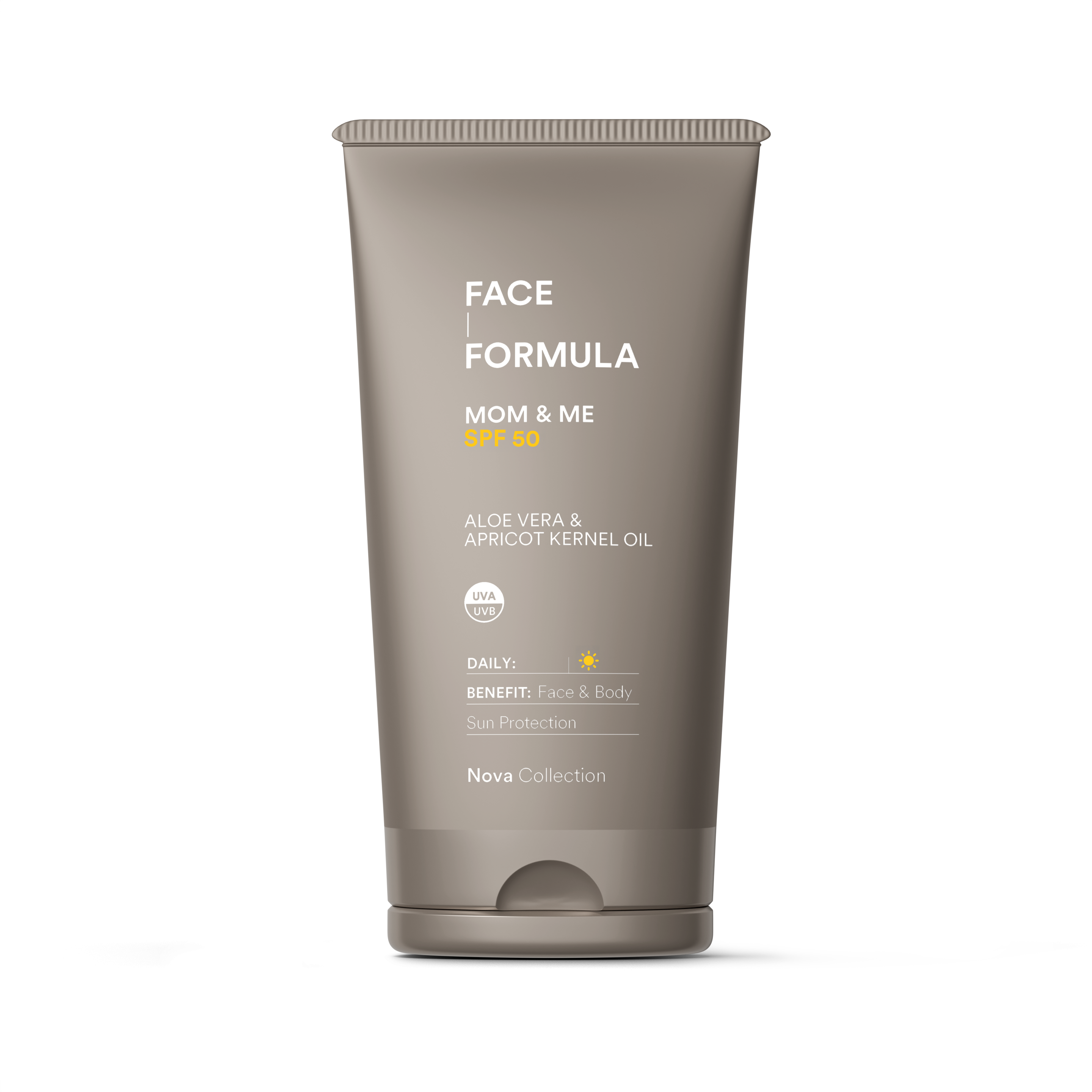 Mom & Me SPF 50 — mineraliskt solskydd med zink för känslig hud och hela familjen